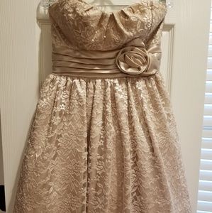 Cute gold party dress